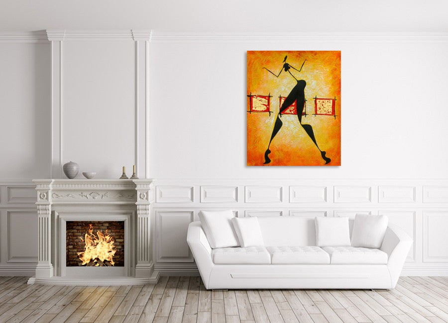 She Moves | Contemporary Wall Art on the wall