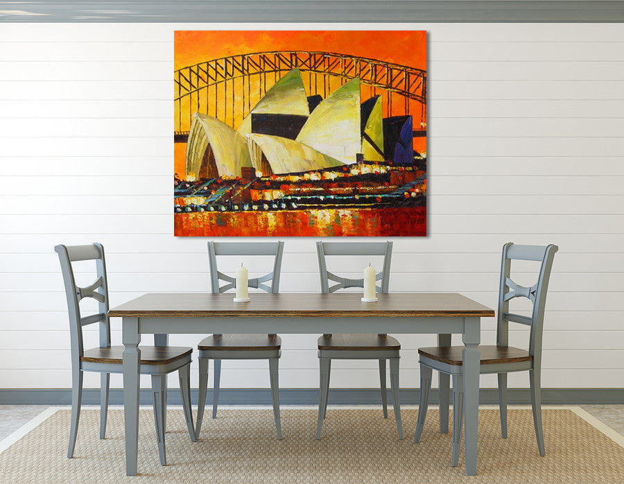 Sydney Opera House on the wall