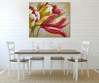 Swaying Flowers on the wall