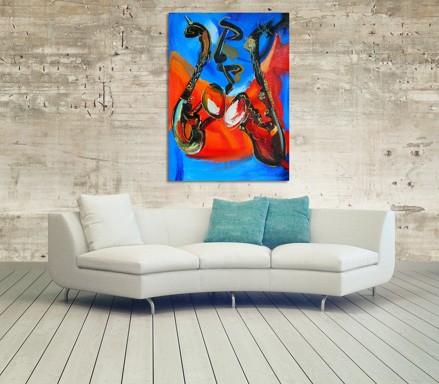 Rhythm and Blues on the wall