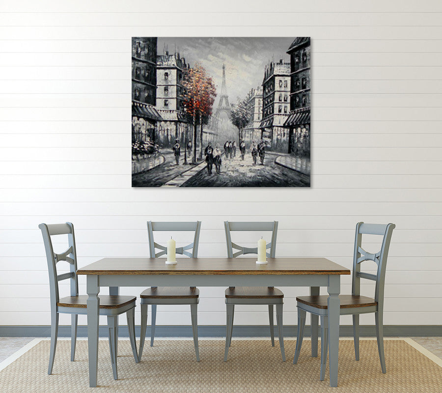 Paris Art Canvas on the wall