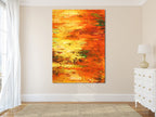 Blazing Water on the wall