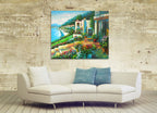 New Horizon on the wall