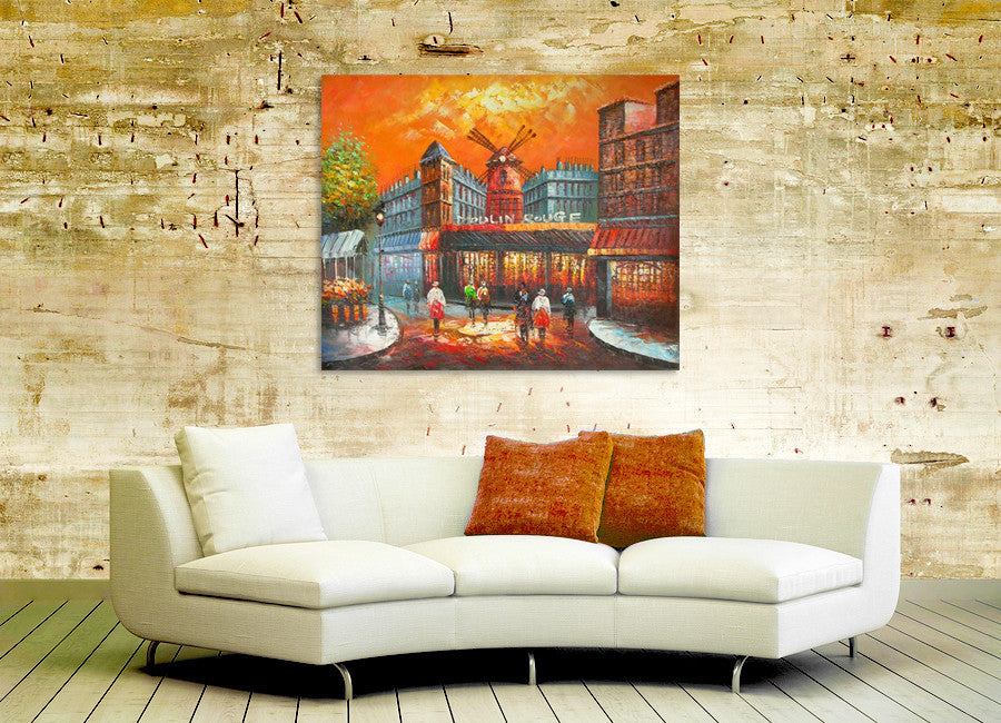 Moulin Rouge on the wall