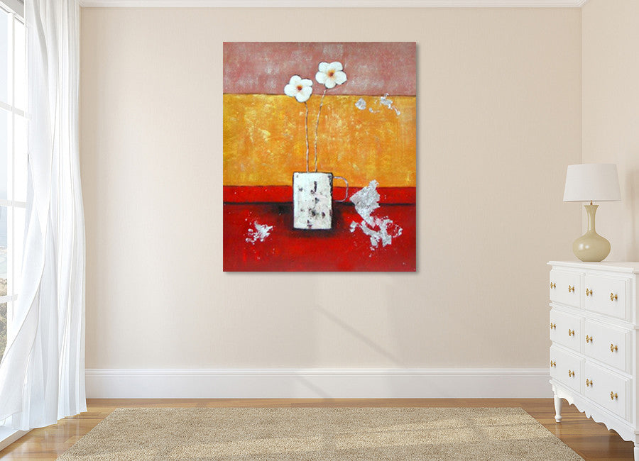 Flower Mug on the wall