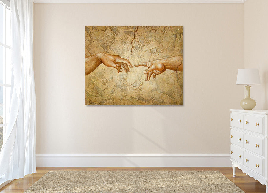 Touch on the wall