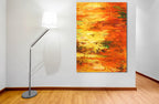 Blazing Water on the wall