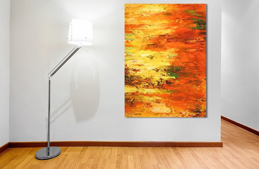 Blazing Water on the wall