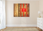 Red Lines on the wall