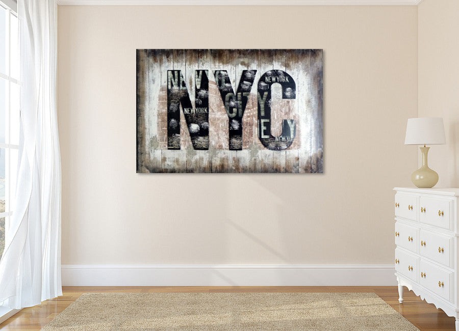 NYC on the wall