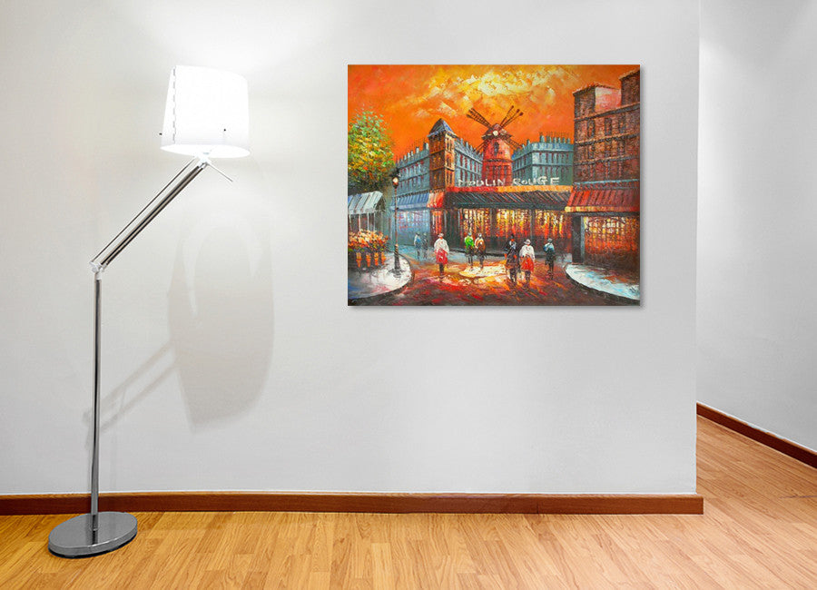 Moulin Rouge on the wall