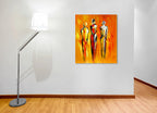 Triumvirate on the wall