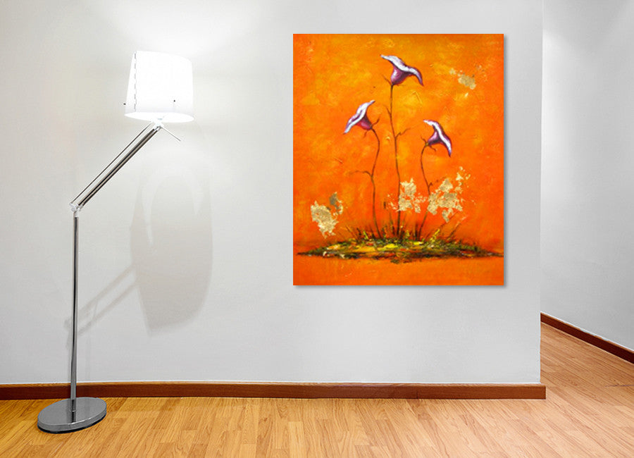 Dancing Flowers on the wall