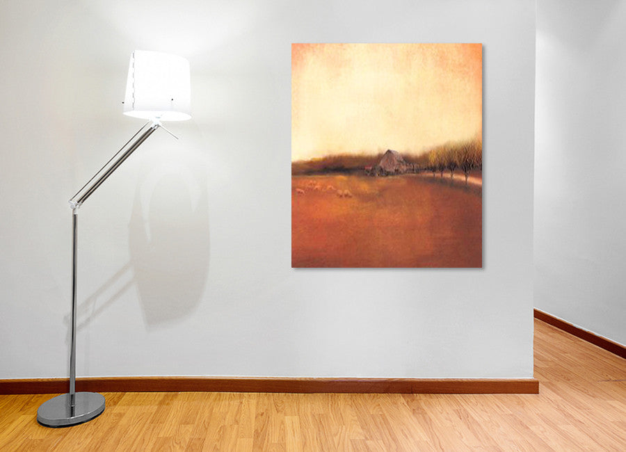 Going Back Home on the wall