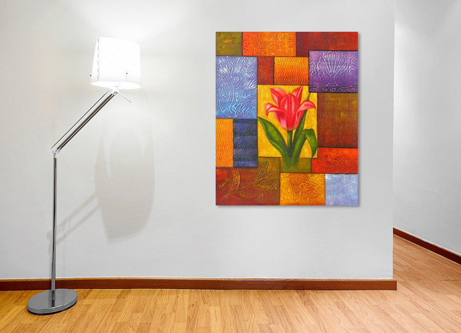 Florid Flower on the wall