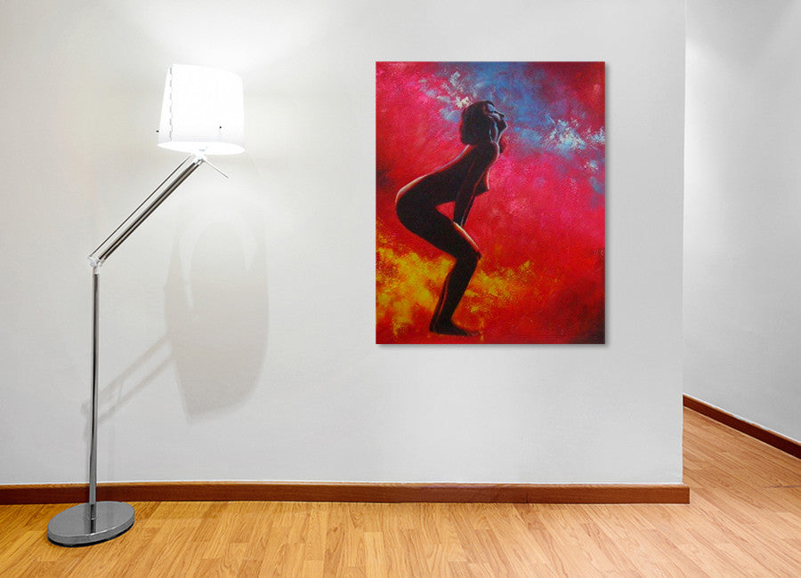Exposed on the wall
