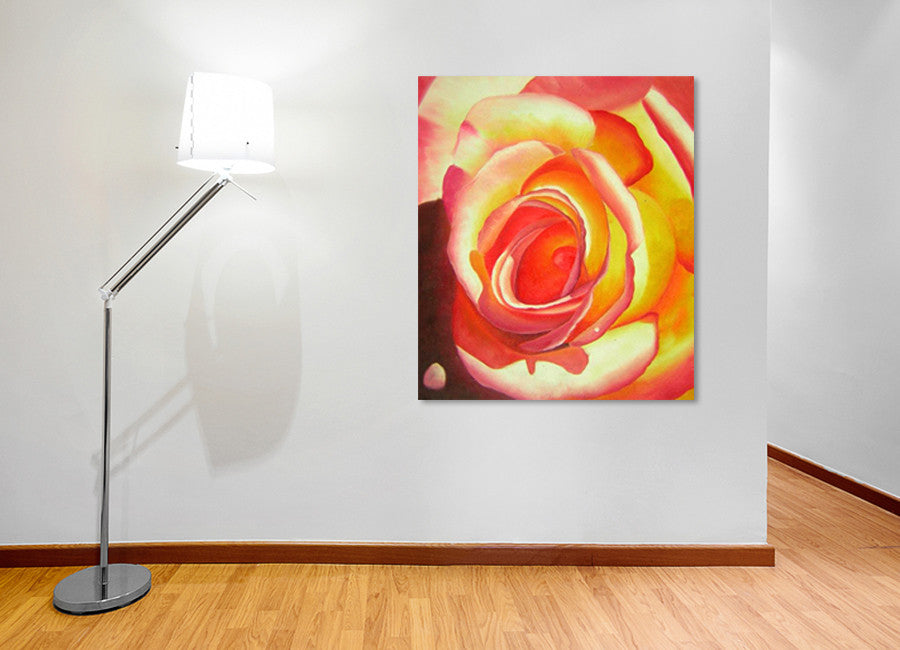 Rose One on the wall