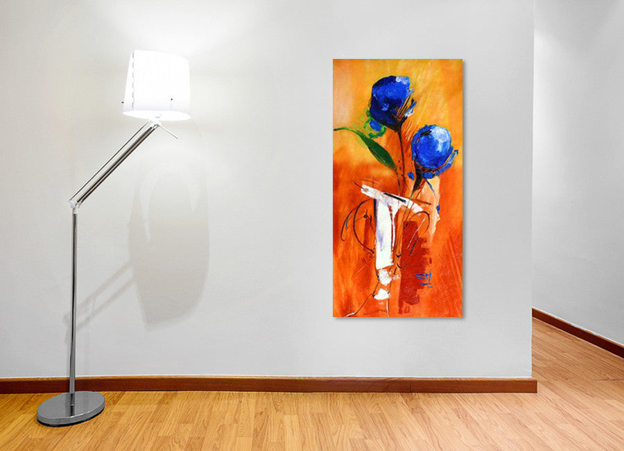 Duo Blooms on the wall