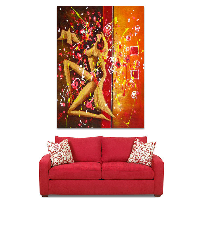Exotic Dancer on the wall