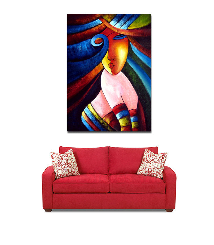 The Gypsy on the wall