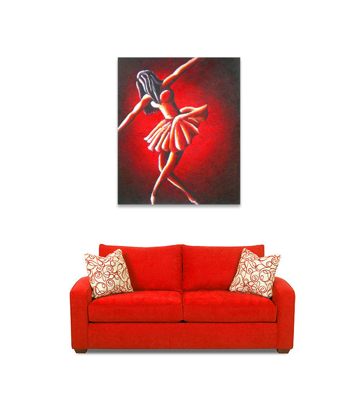 The Ballerina on the wall