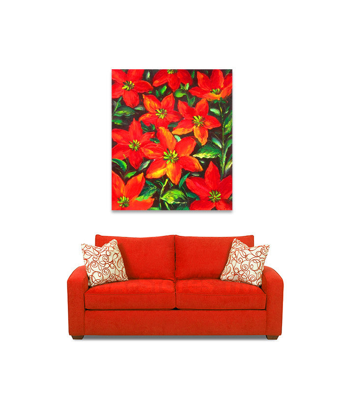 Abundant Garden on the wall
