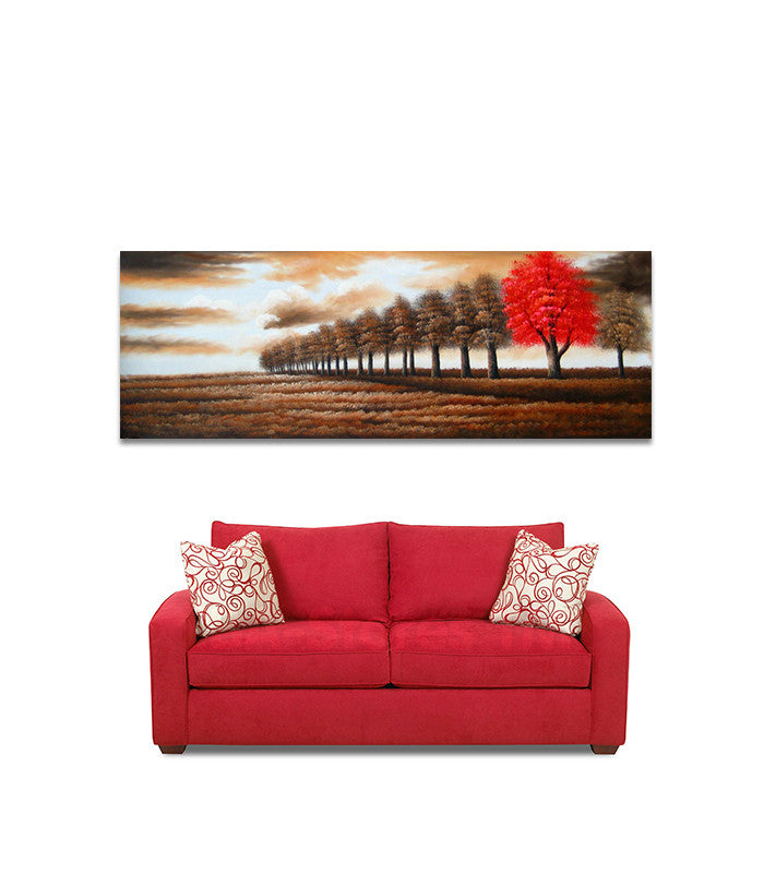 Brown Landscape on the wall