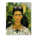 Self-Portrait with Thorn Necklace and Hummingbird