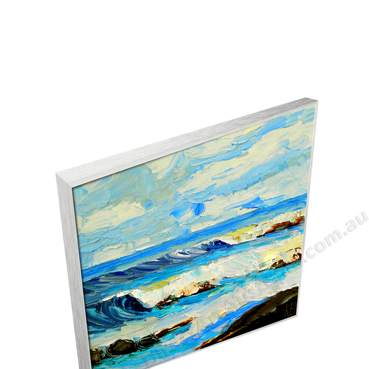 Silver Floating Frame