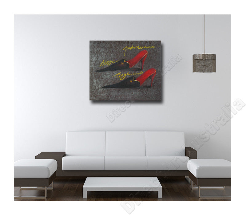 Stilletos on the wall