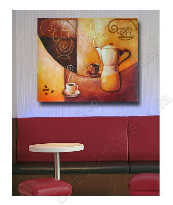 Coffee on the wall