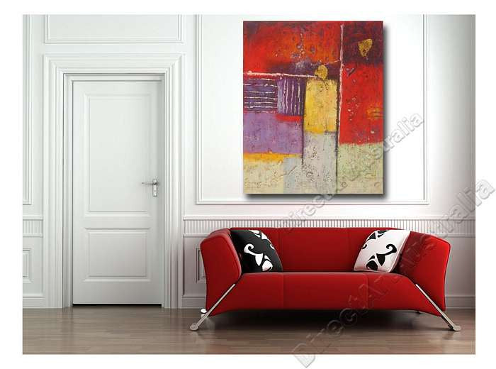 Crimson Pigment on the wall