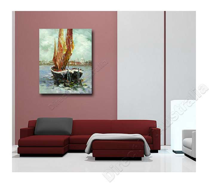 Fisherman's Boat One on the wall