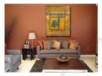 Golden Panorama on the wall