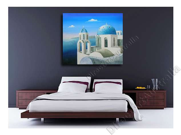 Greek Islands on the wall