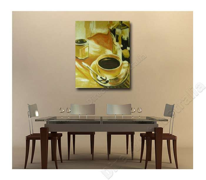 Latte on the wall