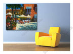 Mediterranean Café on the wall