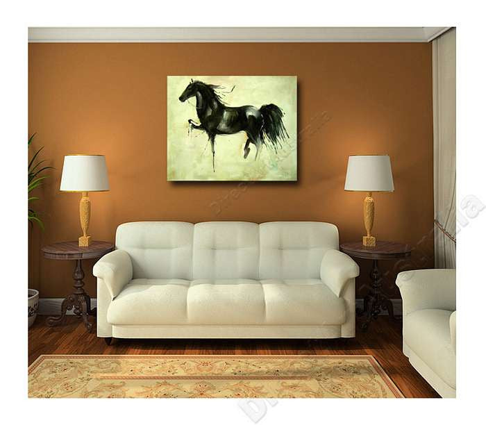 Mustang Two on the wall