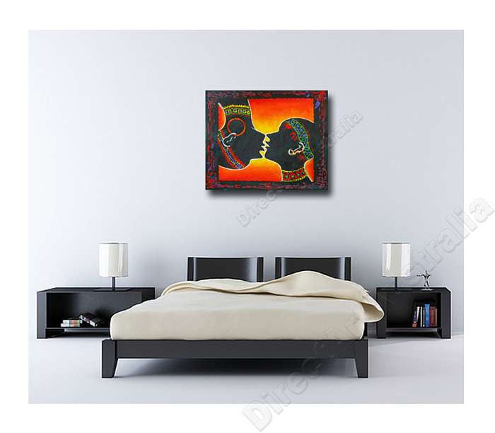 The Kiss Two on the wall