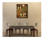 Wine Collection on the wall