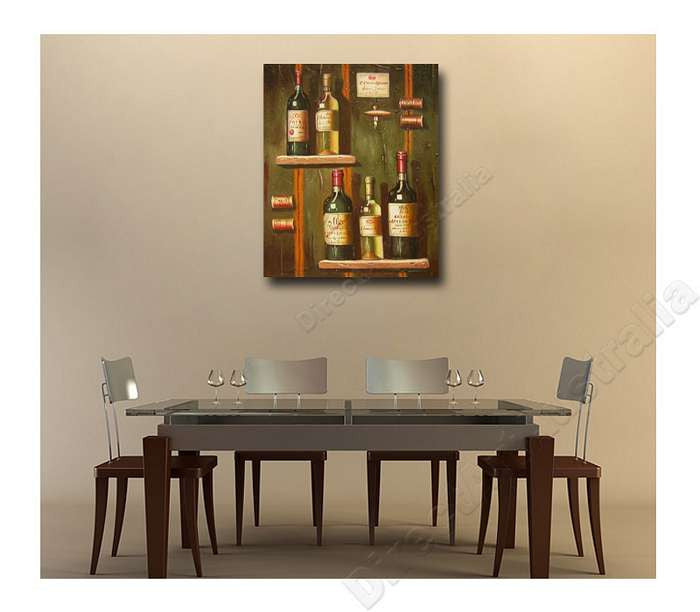Wine Collection on the wall