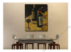 Wine on Table on the wall