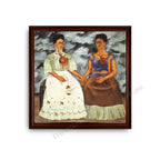 The Two Fridas Dark Brown with Gold Inner