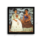 The Two Fridas Modern Flat Black Frame