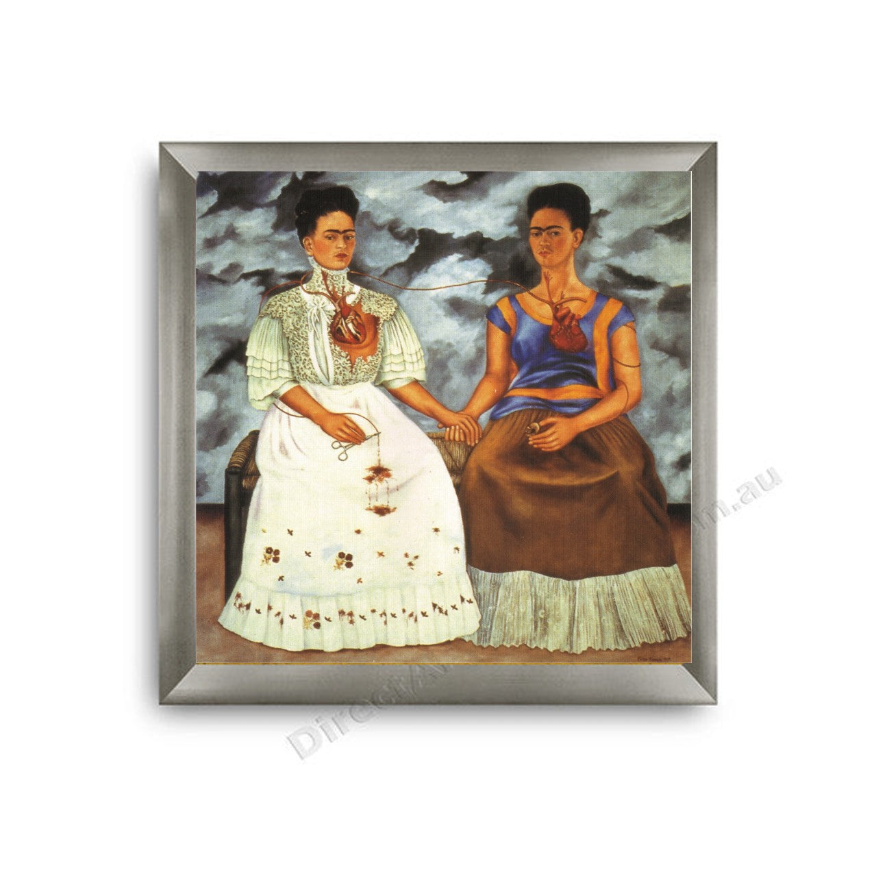 The Two Fridas Modern Flat Silver