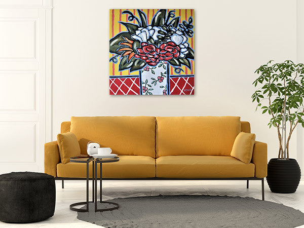 Brooke Howie | Red Roses Still Life on the wall