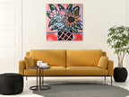 Brooke Howie | Sunflower and Pink Roses on the wall