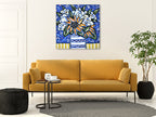 Brooke Howie | Sunflowers and White Roses on the wall