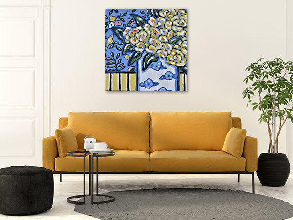 Brooke Howie | Yellow Floral Still Life on the wall