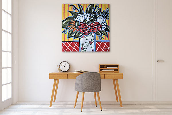 Brooke Howie | Red Roses Still Life on the wall